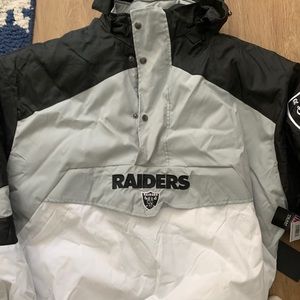 New Oakland Las Vegas Raiders NFL Jacket Sz Large